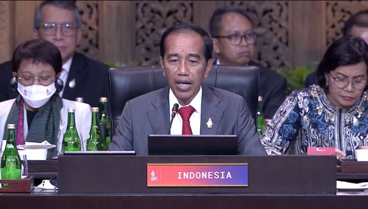 Präsident Jokowi fordert ein Ende des Krieges